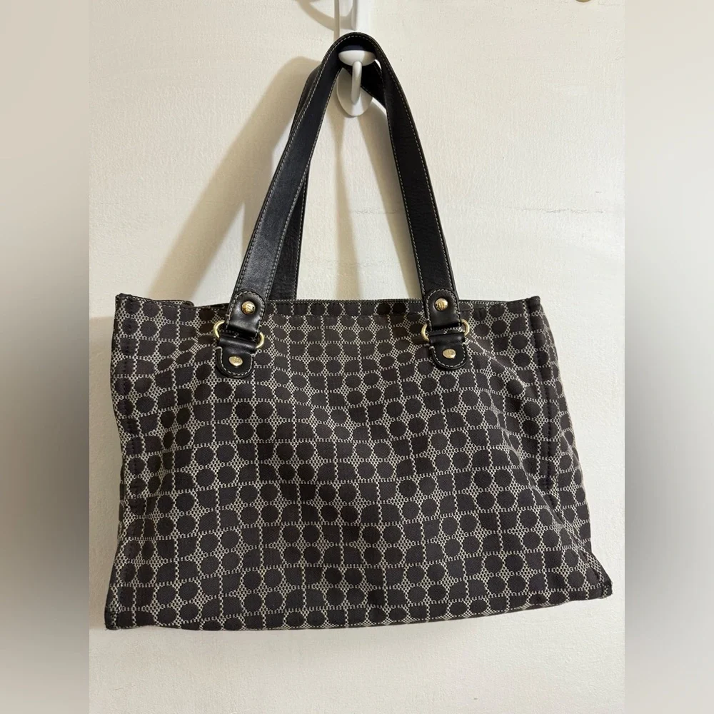 Kate‎ Spade Stylish Black and Cream Large Tote Bag